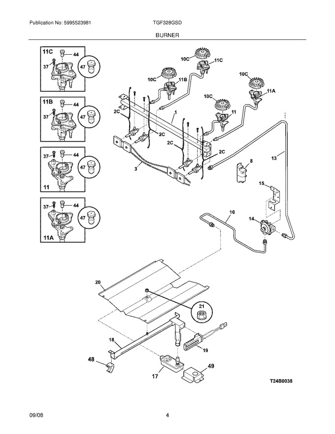 Diagram for TGF328GSD