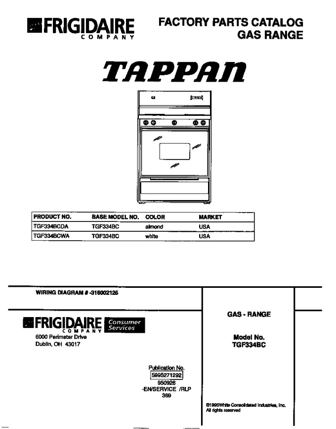Diagram for TGF334BCWA