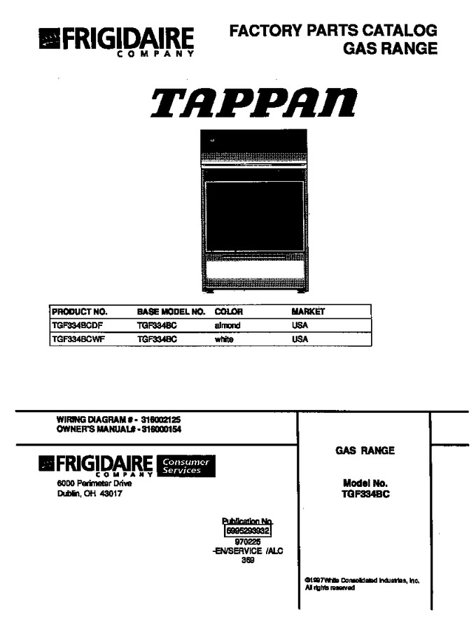 Diagram for TGF334BCWF