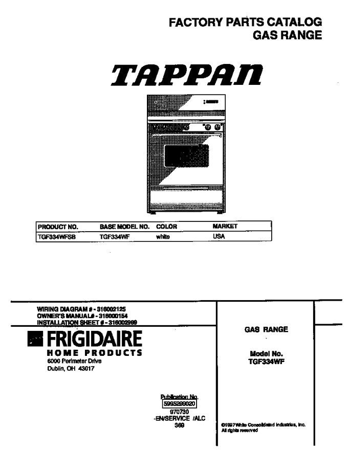 Diagram for TGF334WFSB