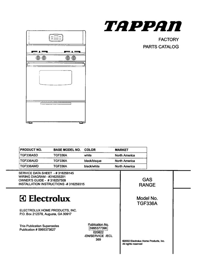 Diagram for TGF336AUD