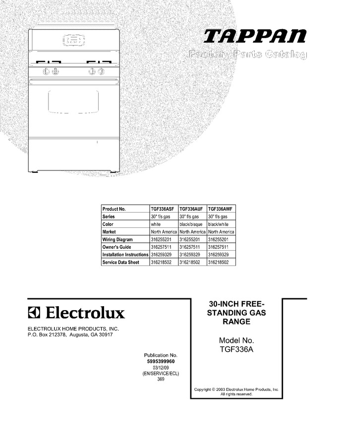 Diagram for TGF336AUF
