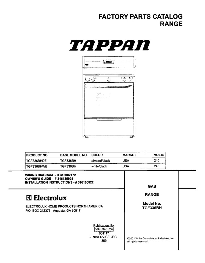 Diagram for TGF336BHWE