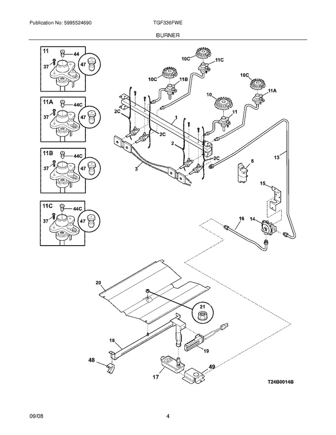 Diagram for TGF336FWE