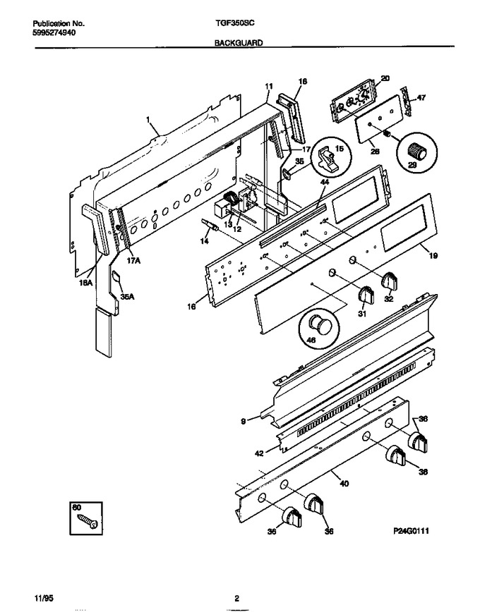 Diagram for TGF350SCWB