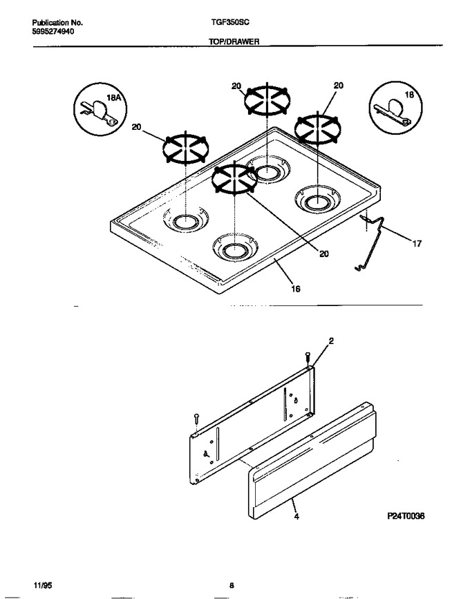 Diagram for TGF350SCWB