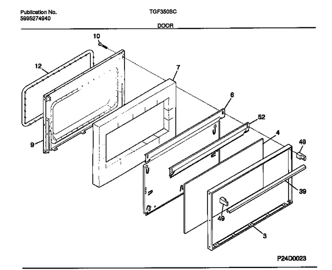 Diagram for TGF350SCWB