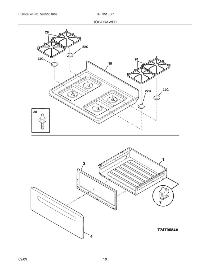 Diagram for TGF351ESP