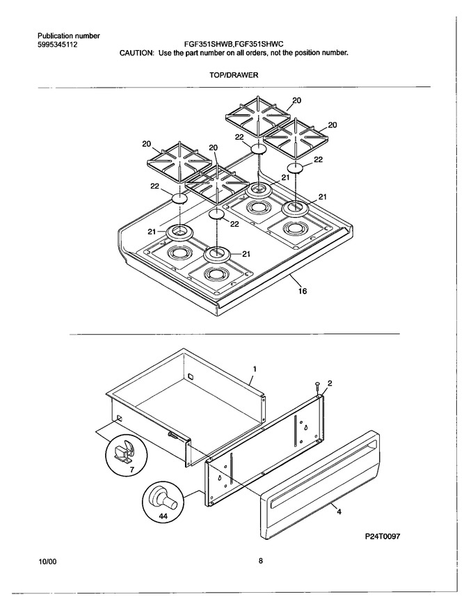Diagram for TGF351SHWC