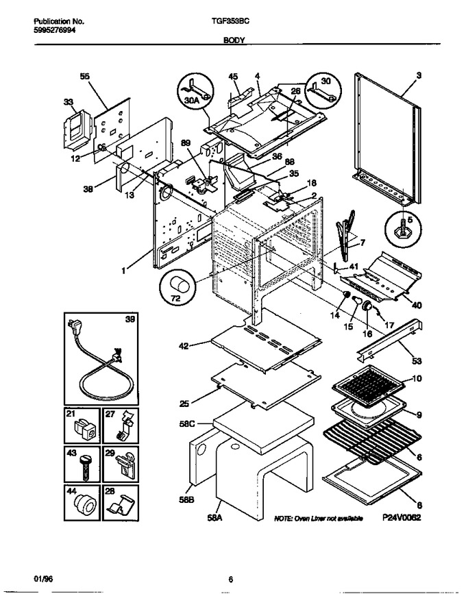Diagram for TGF353BCWB