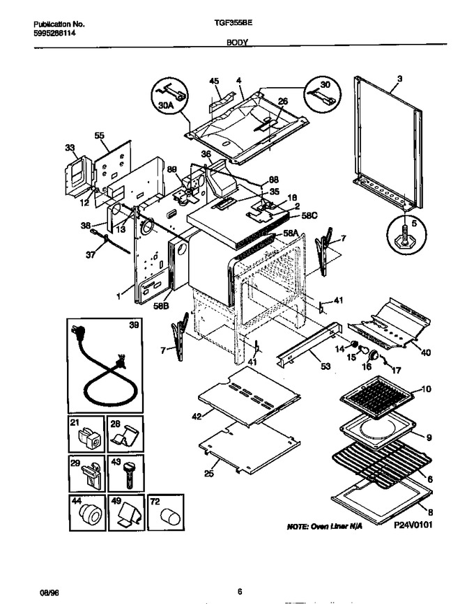 Diagram for TGF355BEWA