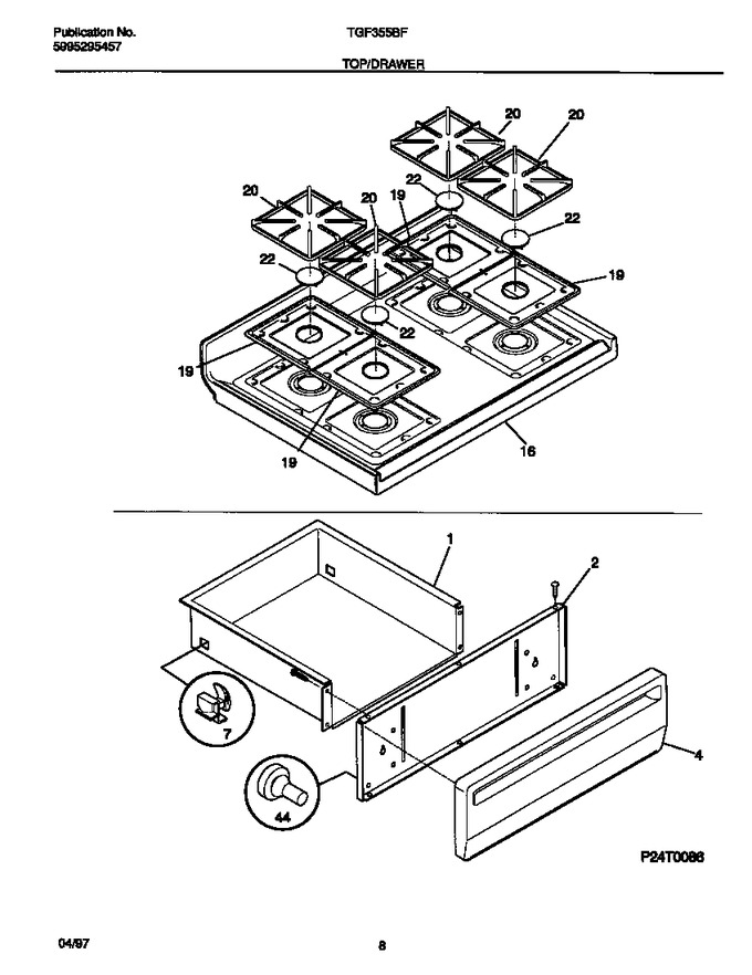 Diagram for TGF355BFDA