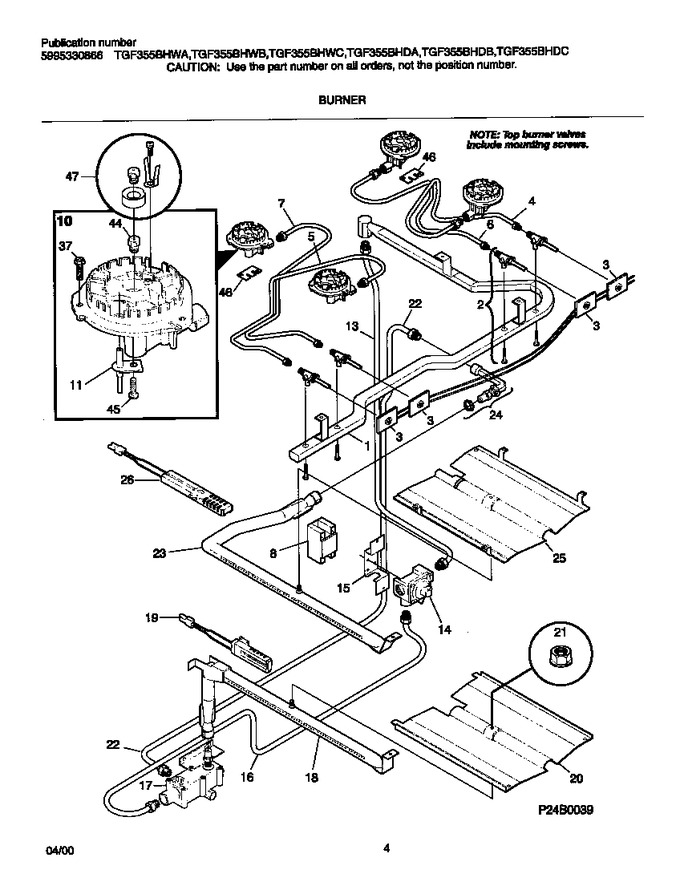 Diagram for TGF355BHDB