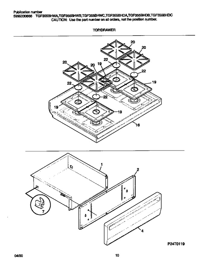 Diagram for TGF355BHDB