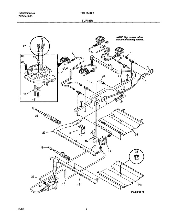Diagram for TGF355BHWF