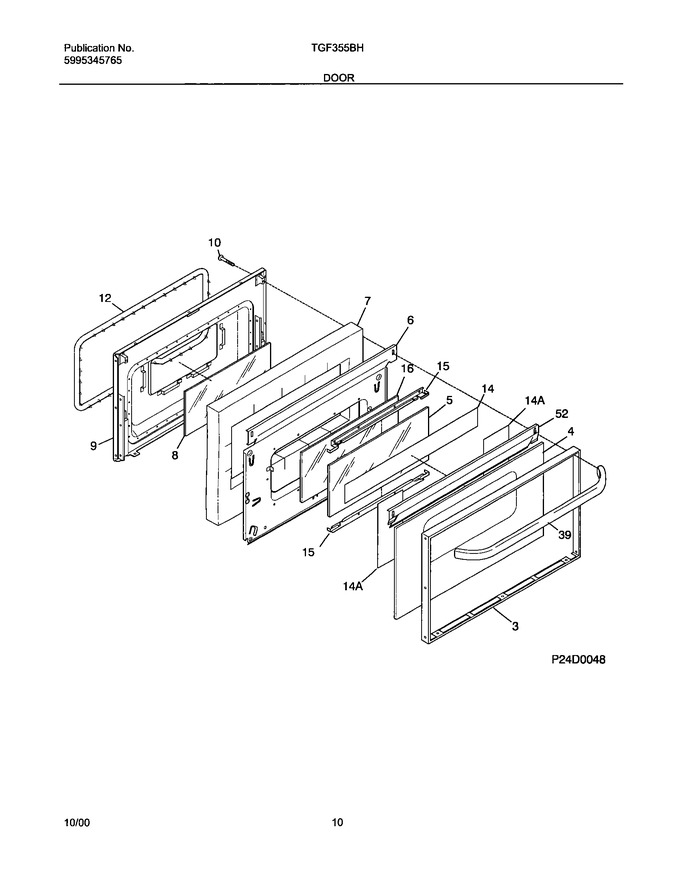 Diagram for TGF355BHDF