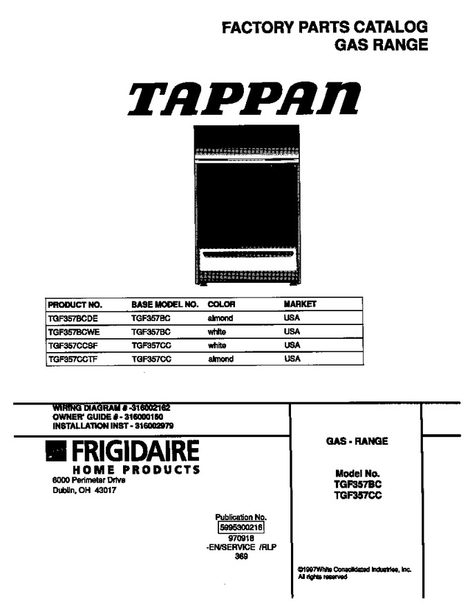 Diagram for TGF357BCWE