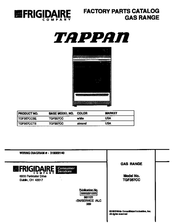 Diagram for TGF357CCSE