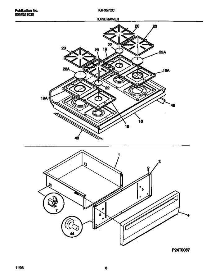 Diagram for TGF357CCTE