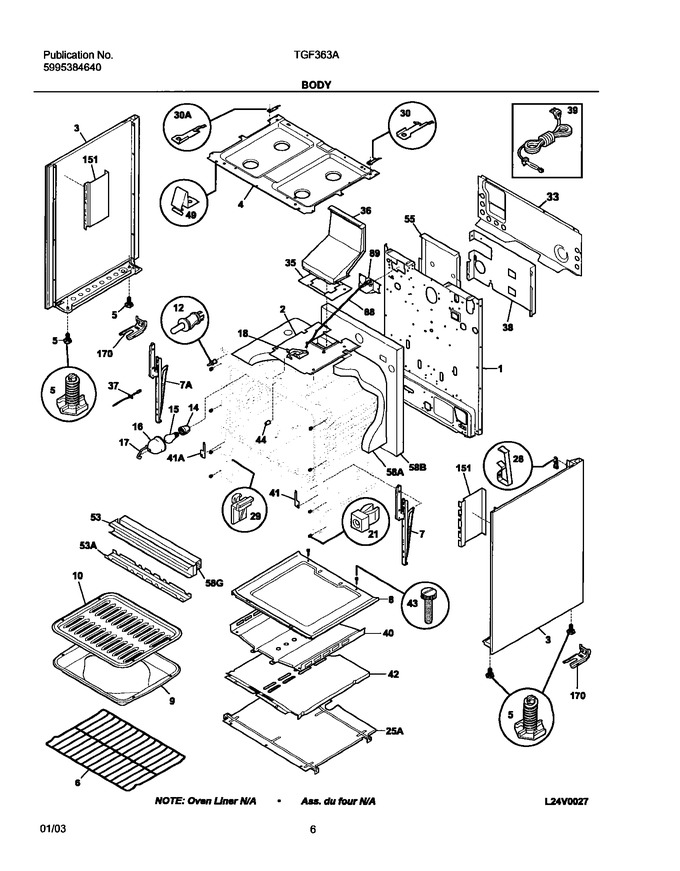Diagram for TGF363AUD