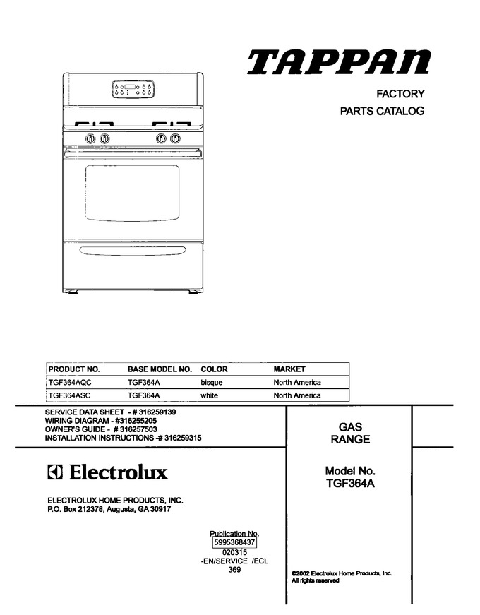 Diagram for TGF364ASC