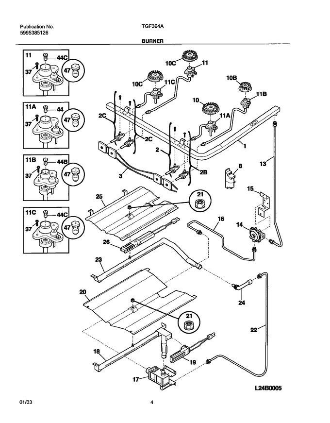 Diagram for TGF364ASE