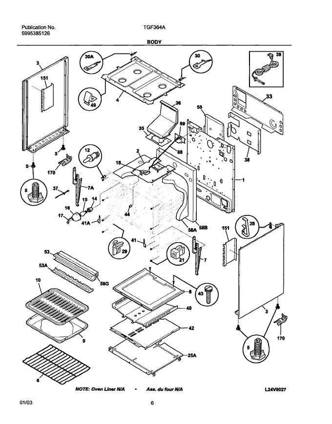 Diagram for TGF364ASE