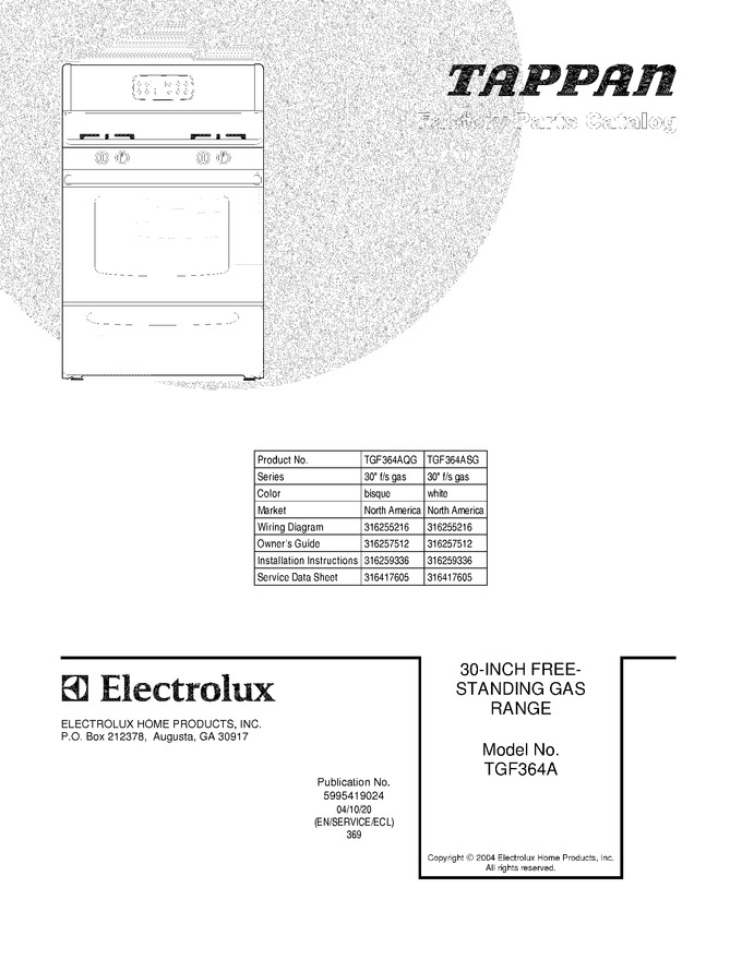 Diagram for TGF364AQG
