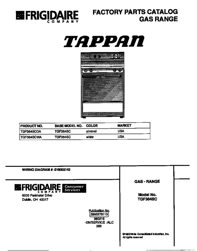 Diagram for TGF364SCDA