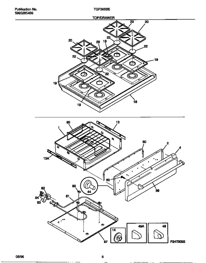 Diagram for TGF365BEWA