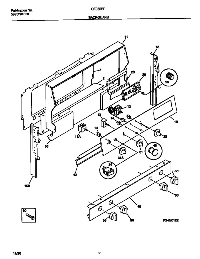 Diagram for TGF365BEWB