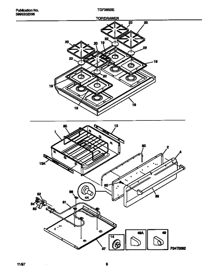 Diagram for TGF365BEWC