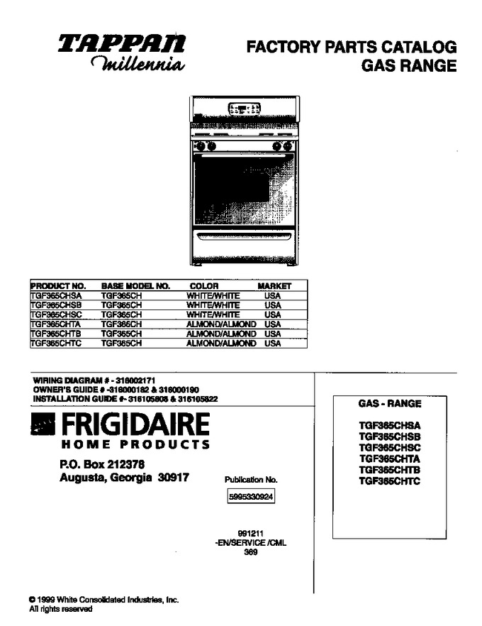Diagram for TGF365CHSA