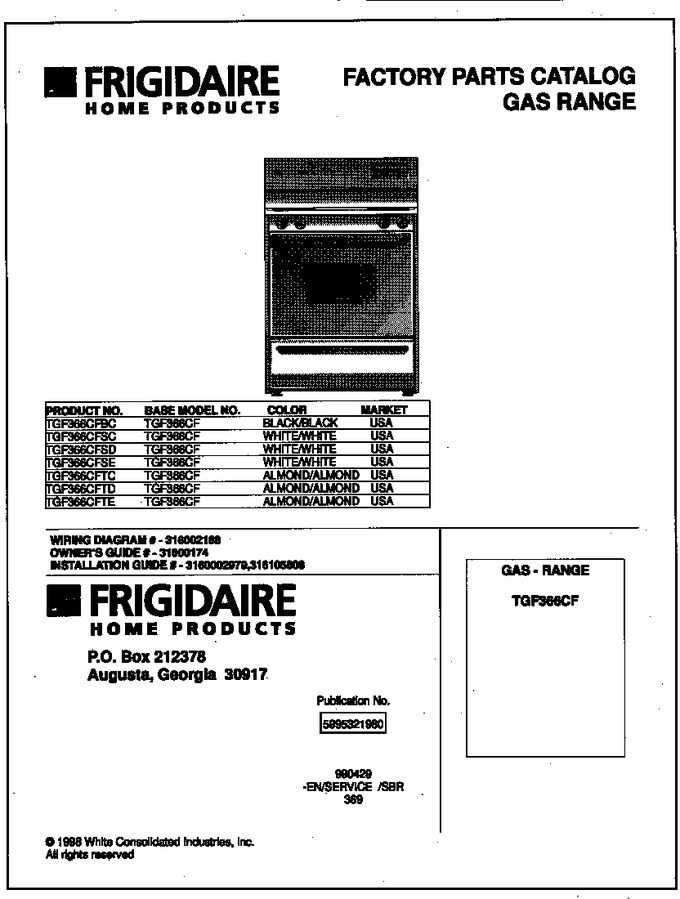 Diagram for TGF366CFSD