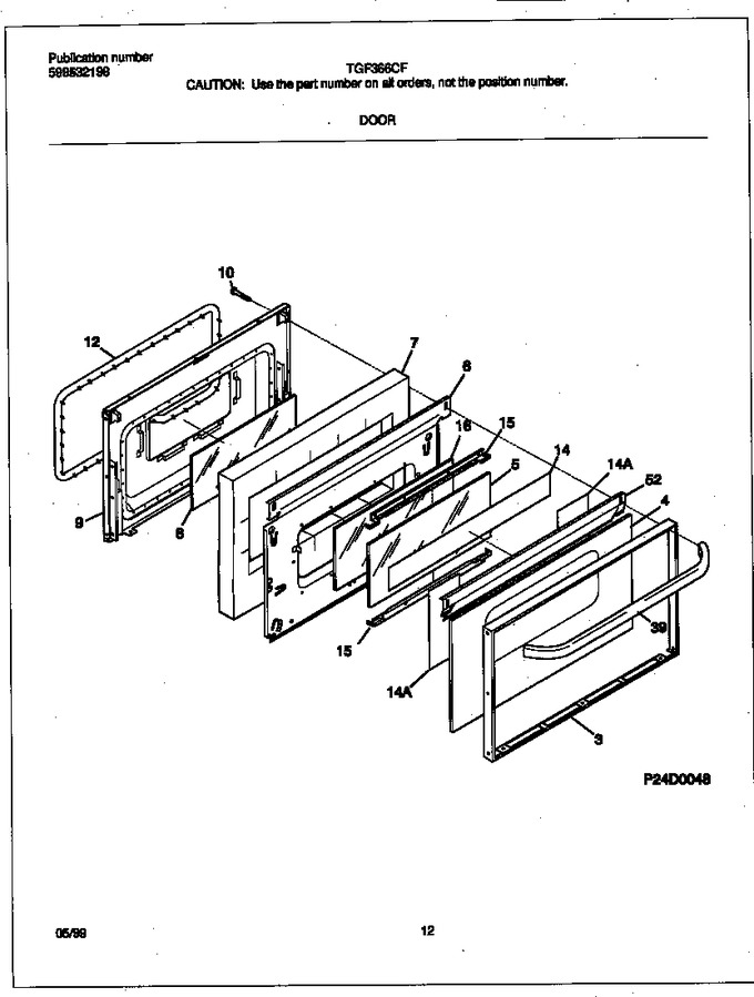 Diagram for TGF366CFSD