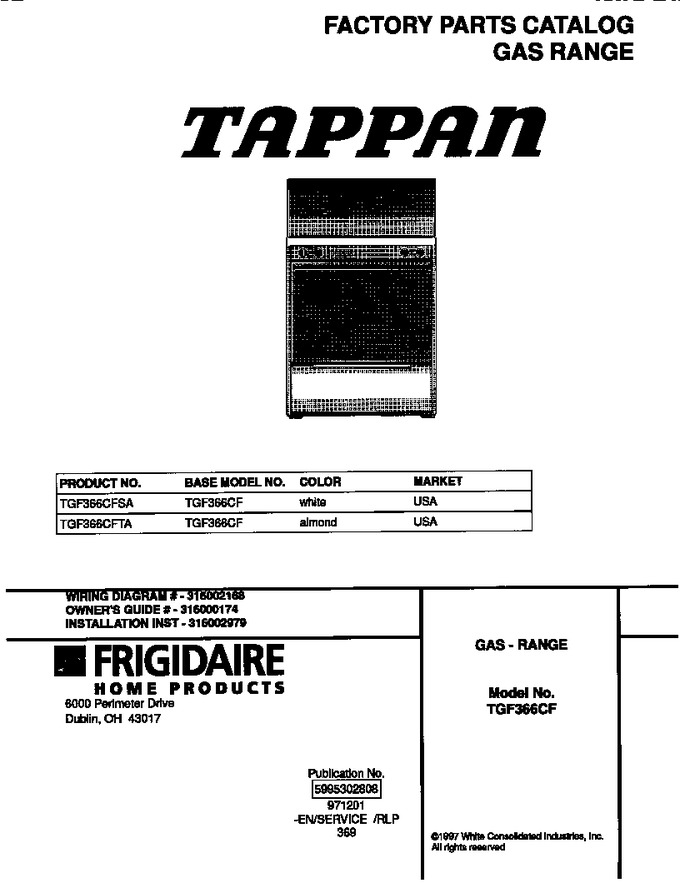 Diagram for TGF366CFSA