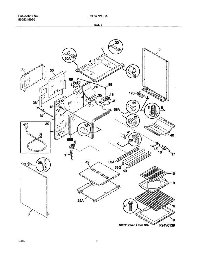 Diagram for TGF377WJCA