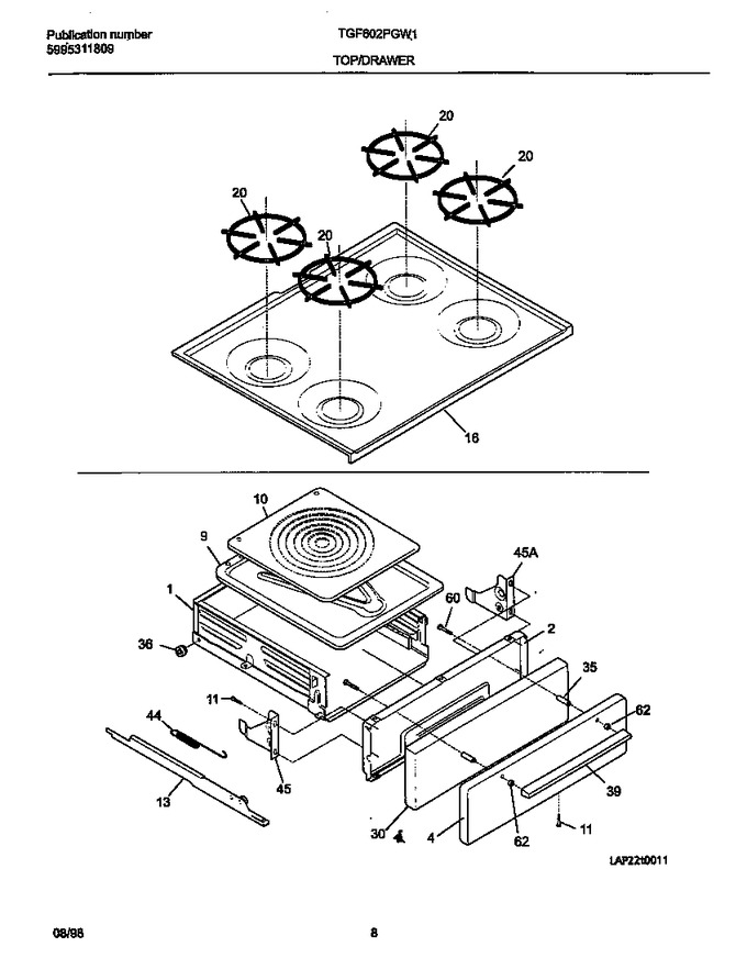 Diagram for TGF602PGW1