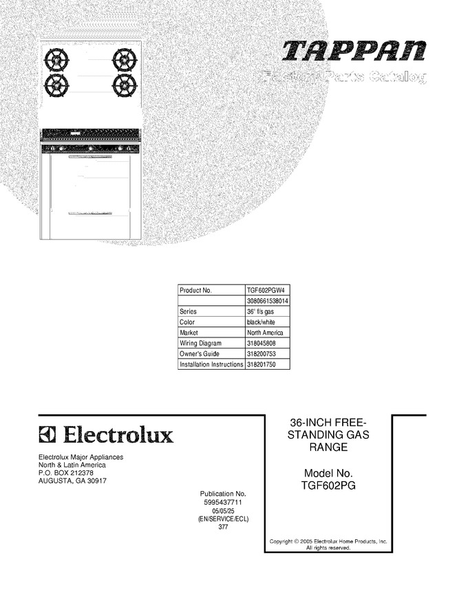 Diagram for TGF602PGW4