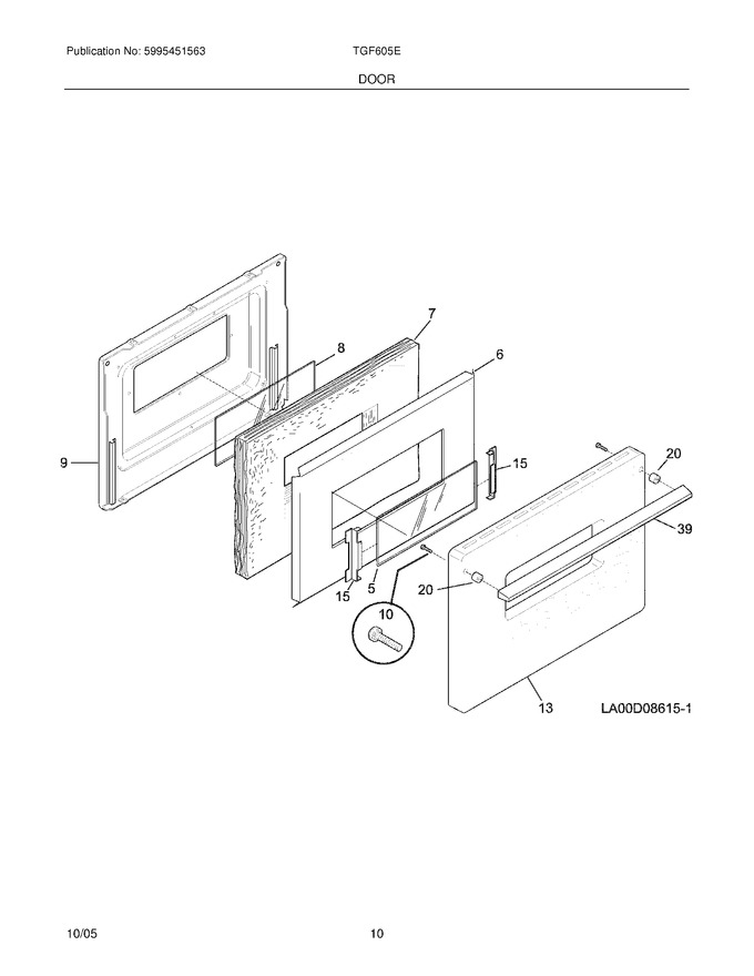 Diagram for TGF605EW1
