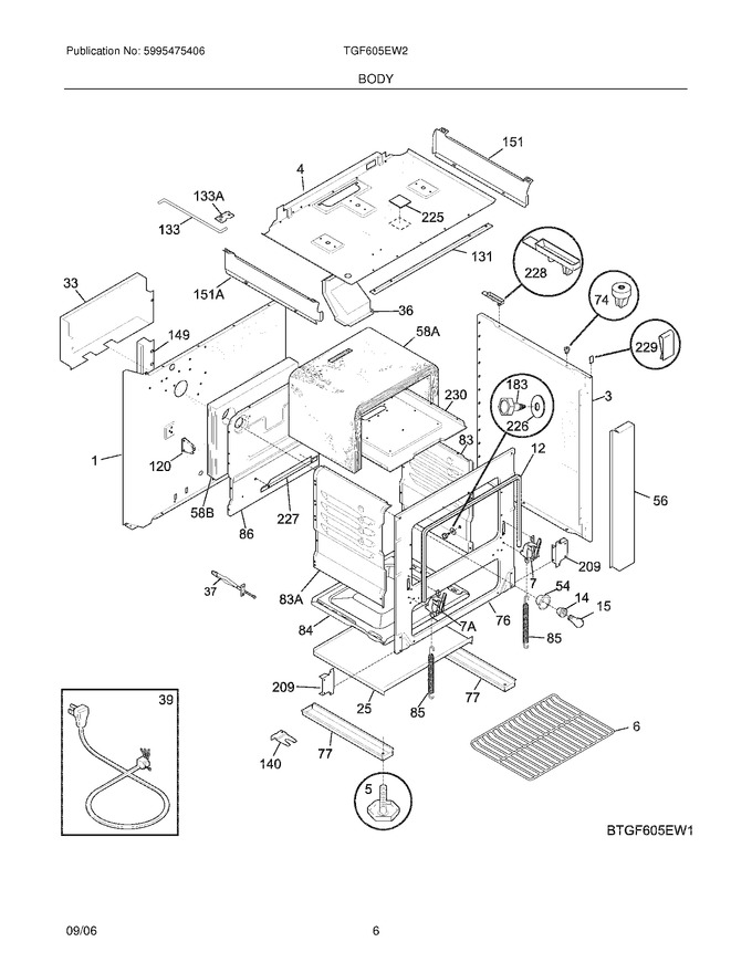 Diagram for TGF605EW2