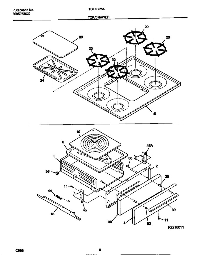 Diagram for TGF605WCD1