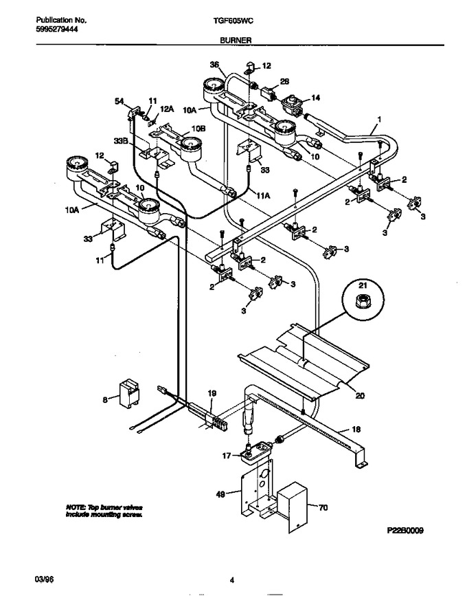 Diagram for TGF605WCW2
