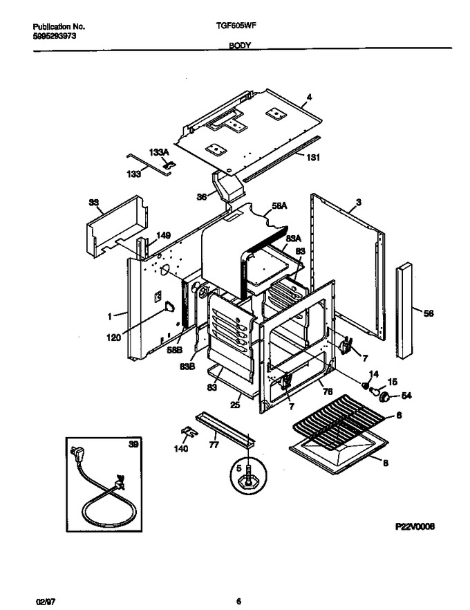 Diagram for TGF605WFD1