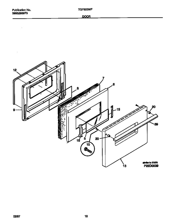 Diagram for TGF605WFD1