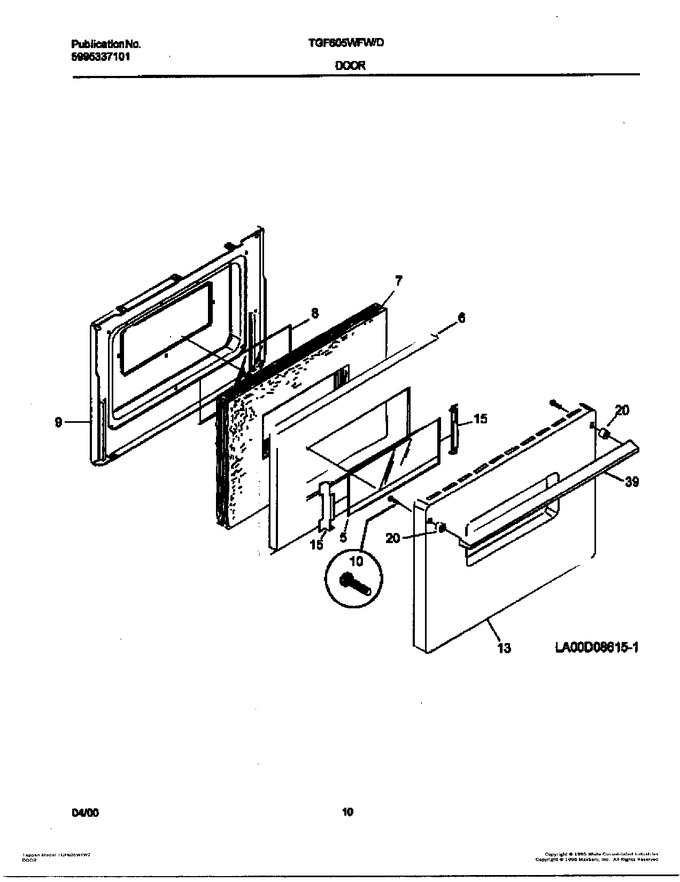 Diagram for TGF605WFD7