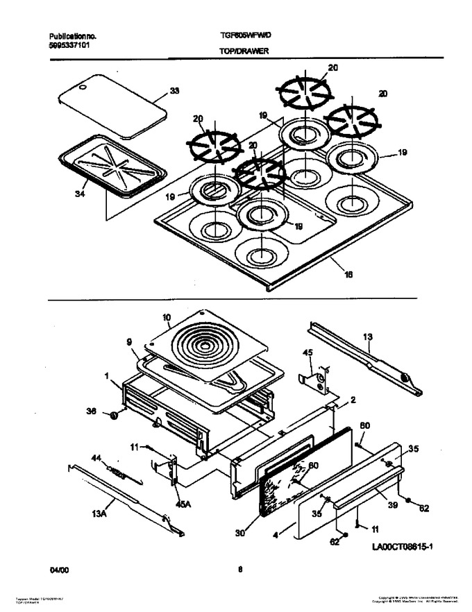 Diagram for TGF605WFW7