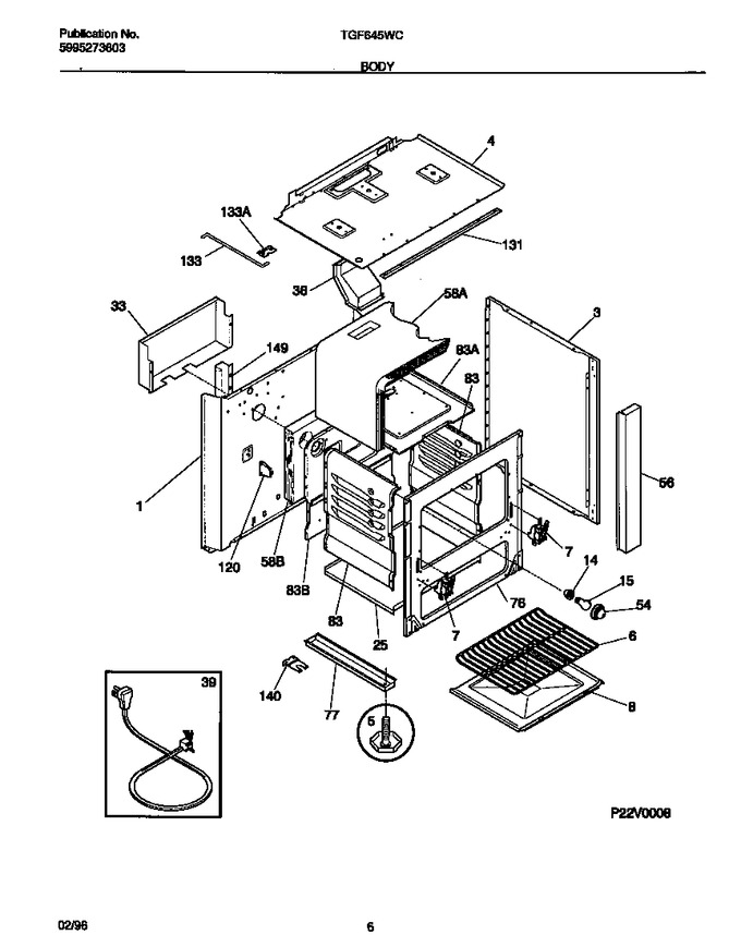 Diagram for TGF645WCWA
