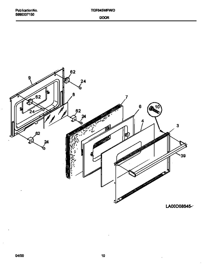 Diagram for TGF645WFW7