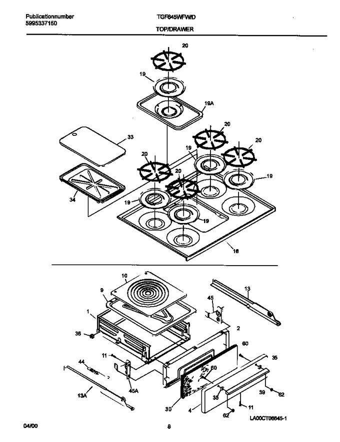 Diagram for TGF645WFW7